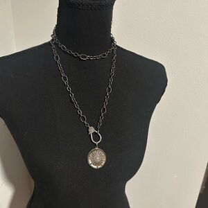 Elegant Silver Pendant Necklace